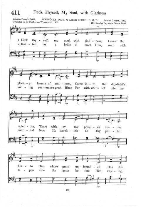 Psalter Hymnal (Red): doctrinal standards and liturgy of the Christian Reformed Church page 466