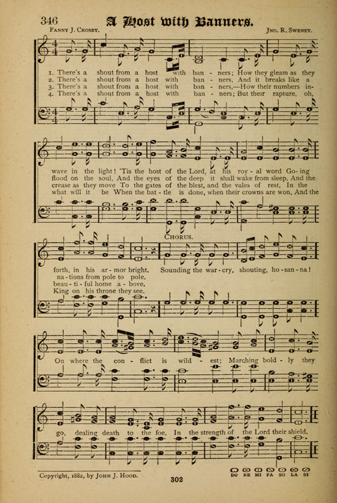 The Quartet: Four Complete Works in One Volume (Songs of Redeeming Love, The Ark of Praise, the Quiver of Sacred Song, and the Hymns of the Heart with Solos) page 300