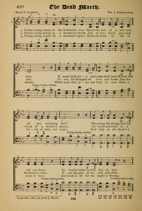 The Quartet: Four Complete Works in One Volume (Songs of Redeeming Love, The Ark of Praise, the Quiver of Sacred Song, and the Hymns of the Heart with Solos) page 366