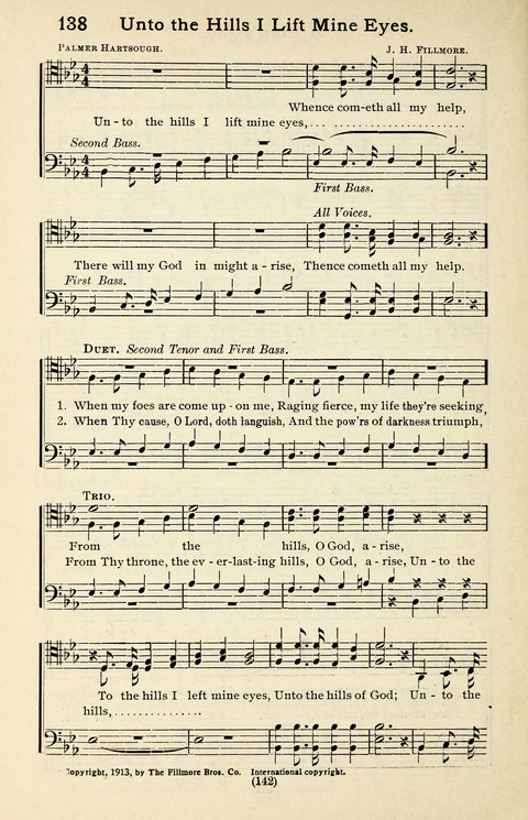 Quartets and Choruses for Men: A Collection of New and Old Gospel Songs to which is added Patriotic, Prohibition and Entertainment Songs page 140