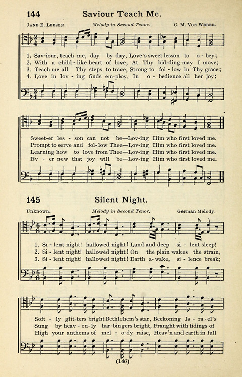 Quartets and Choruses for Men: A Collection of New and Old Gospel Songs to which is added Patriotic, Prohibition and Entertainment Songs page 146
