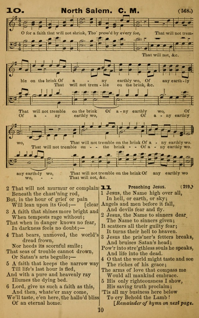 The Revivalist: a Collection of Choice Revival Hymns and Tunes page 10