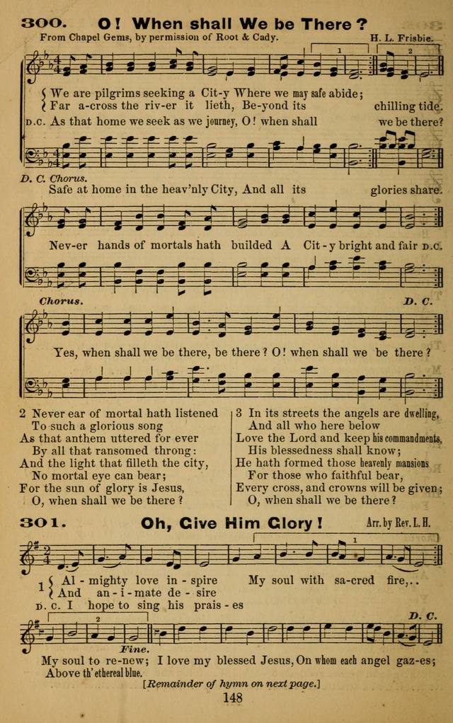 The Revivalist: a Collection of Choice Revival Hymns and Tunes page 148