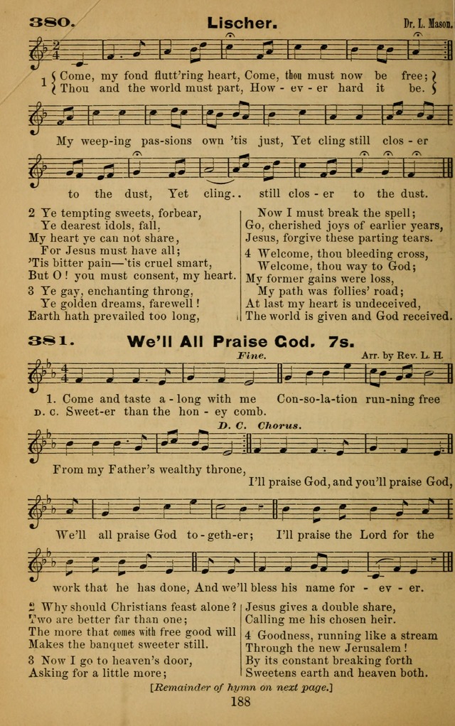 The Revivalist: a Collection of Choice Revival Hymns and Tunes page 188