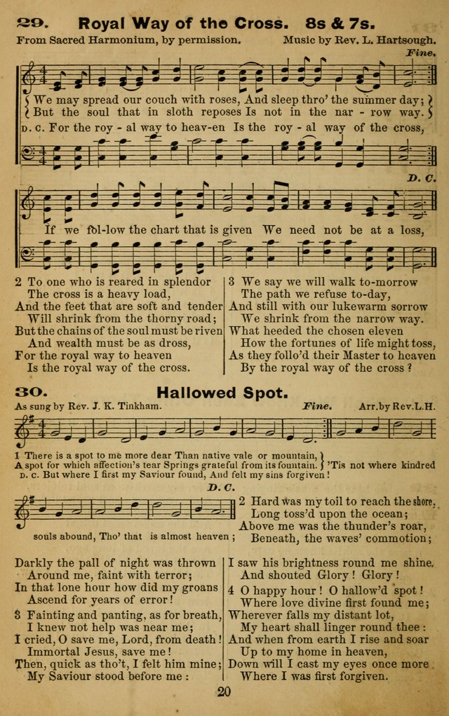 The Revivalist: a Collection of Choice Revival Hymns and Tunes page 20