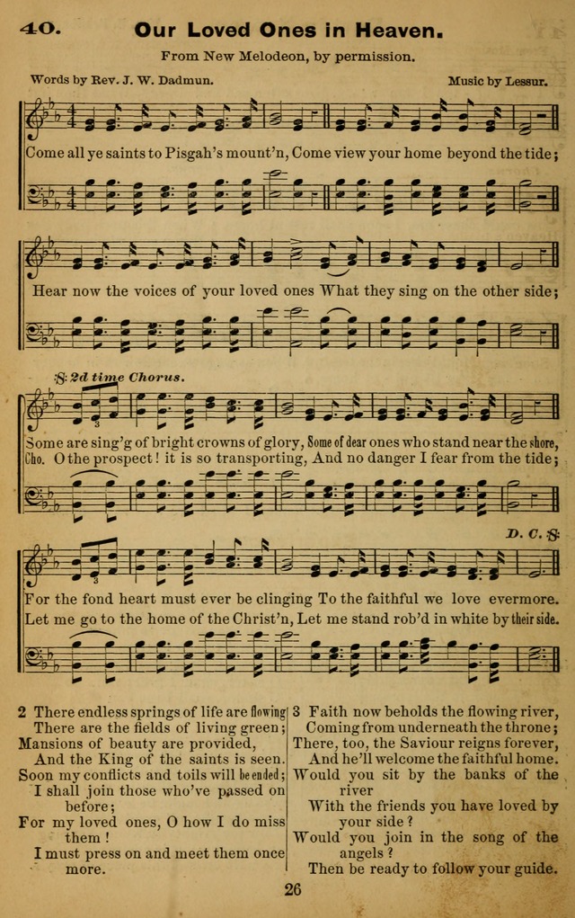 The Revivalist: a Collection of Choice Revival Hymns and Tunes page 26