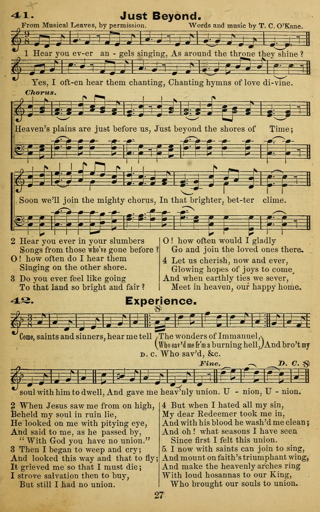 The Revivalist: a Collection of Choice Revival Hymns and Tunes page 27