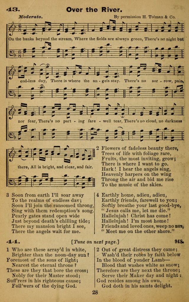 The Revivalist: a Collection of Choice Revival Hymns and Tunes page 28