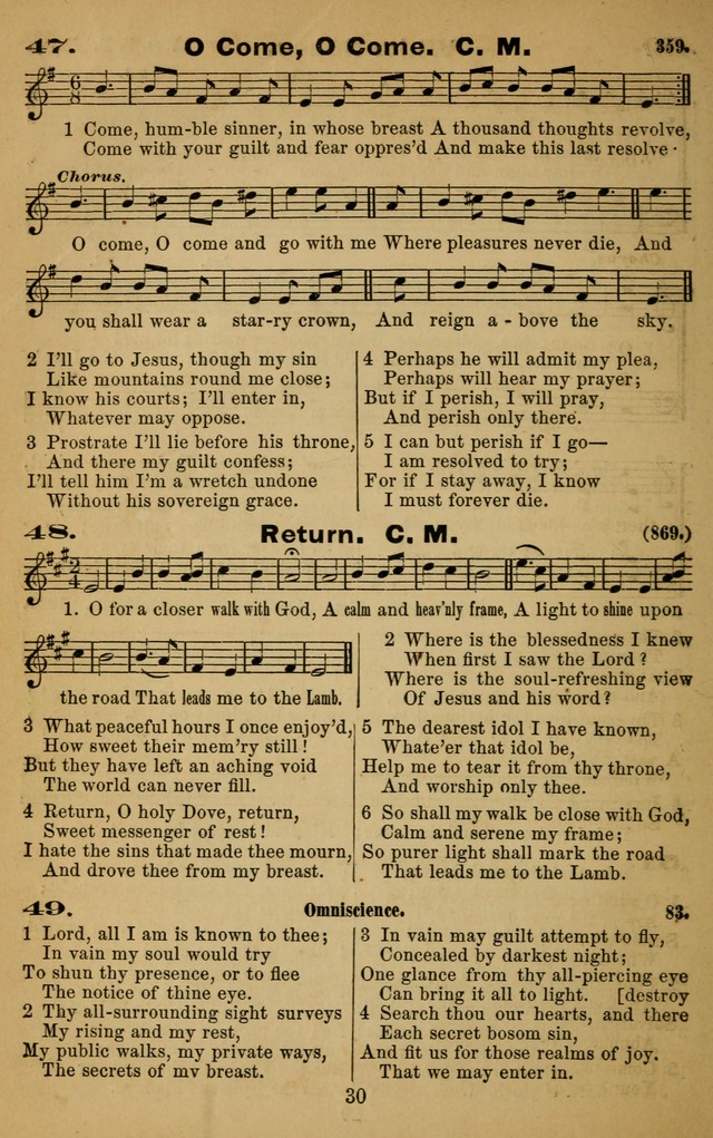 The Revivalist: a Collection of Choice Revival Hymns and Tunes page 30