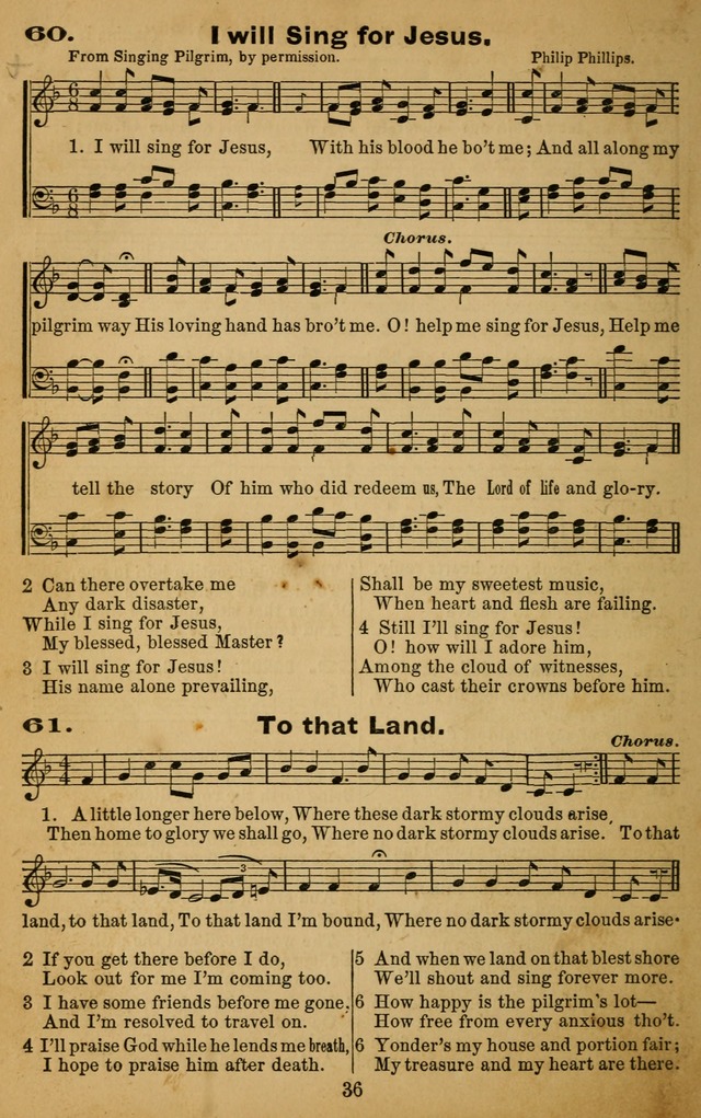 The Revivalist: a Collection of Choice Revival Hymns and Tunes page 36