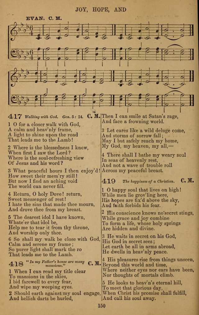 The Reformed Church Hymnal: with tunes page 150