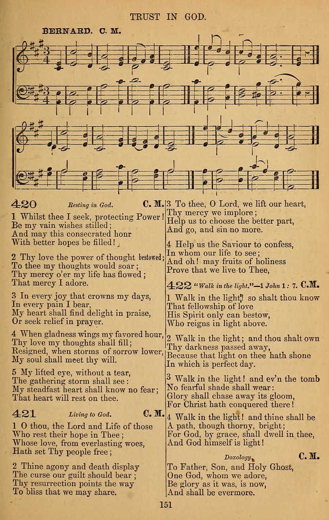 The Reformed Church Hymnal: with tunes page 151
