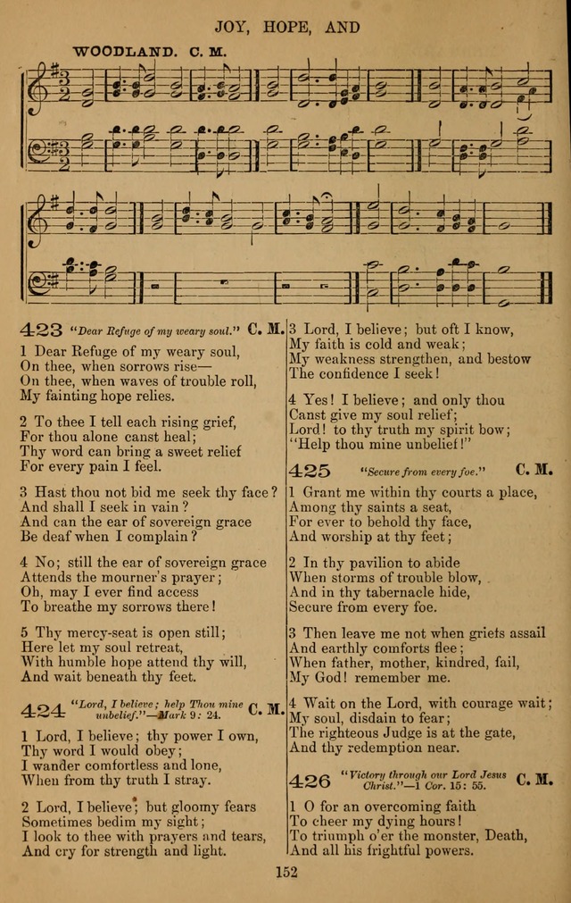 The Reformed Church Hymnal: with tunes page 152