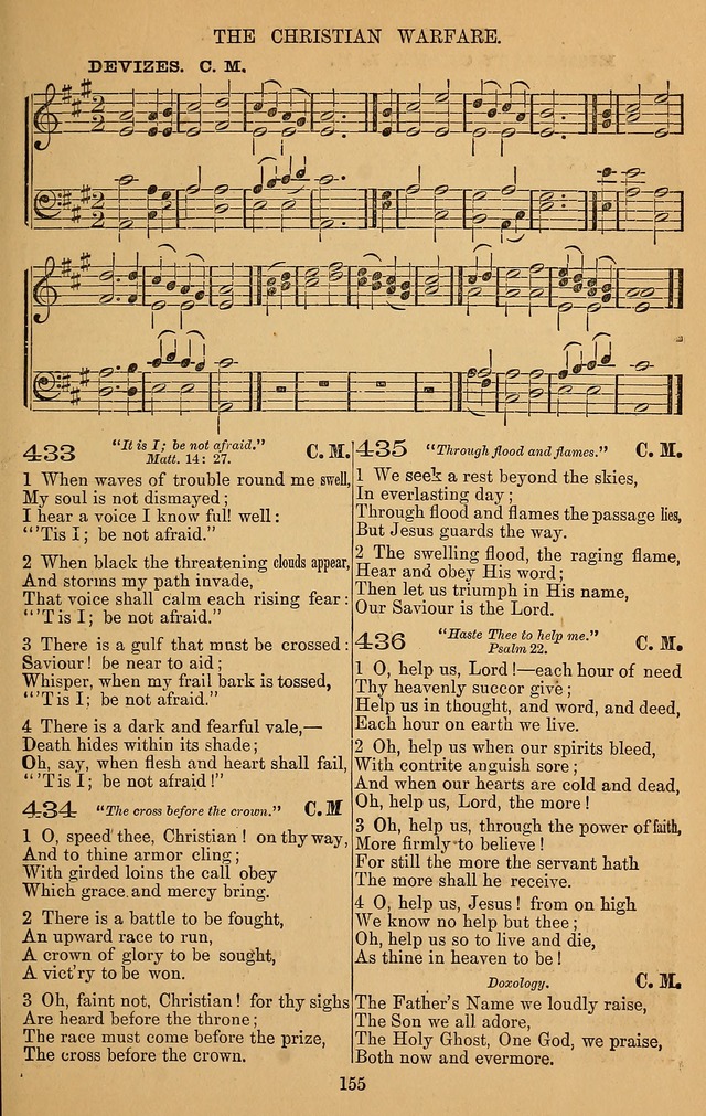 The Reformed Church Hymnal: with tunes page 155