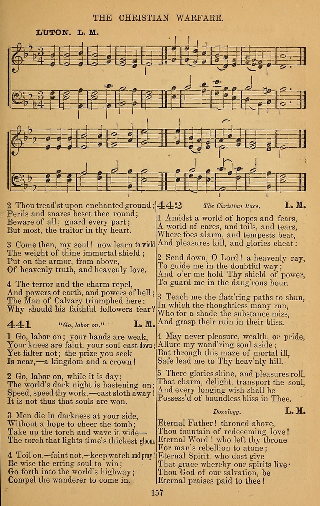 The Reformed Church Hymnal: with tunes page 157