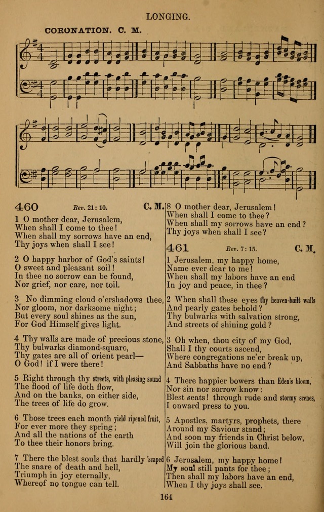 The Reformed Church Hymnal: with tunes page 164