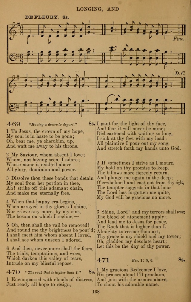 The Reformed Church Hymnal: with tunes page 168