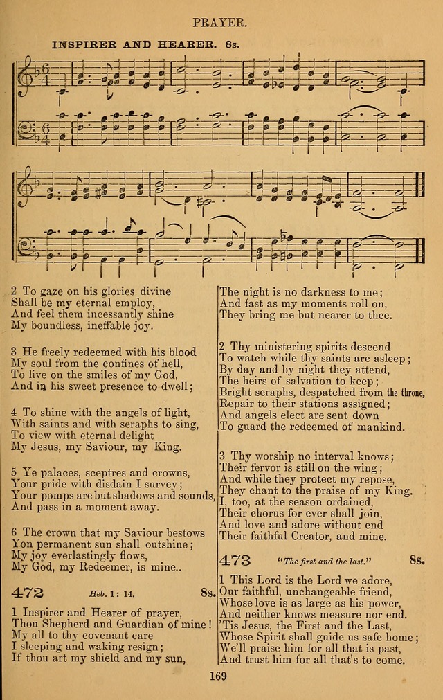 The Reformed Church Hymnal: with tunes page 169