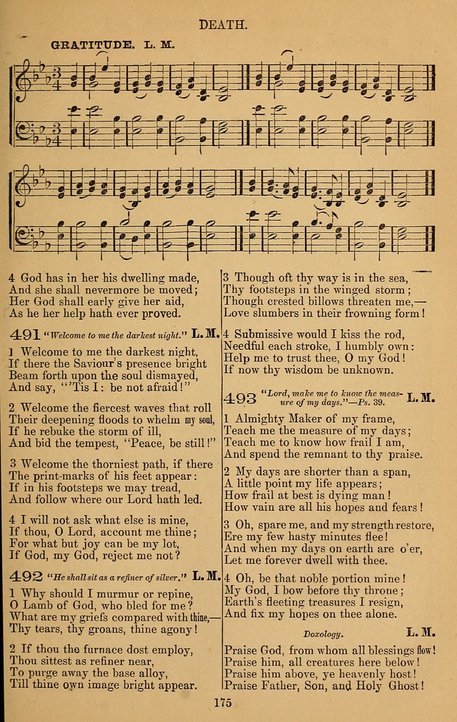 The Reformed Church Hymnal: with tunes page 175