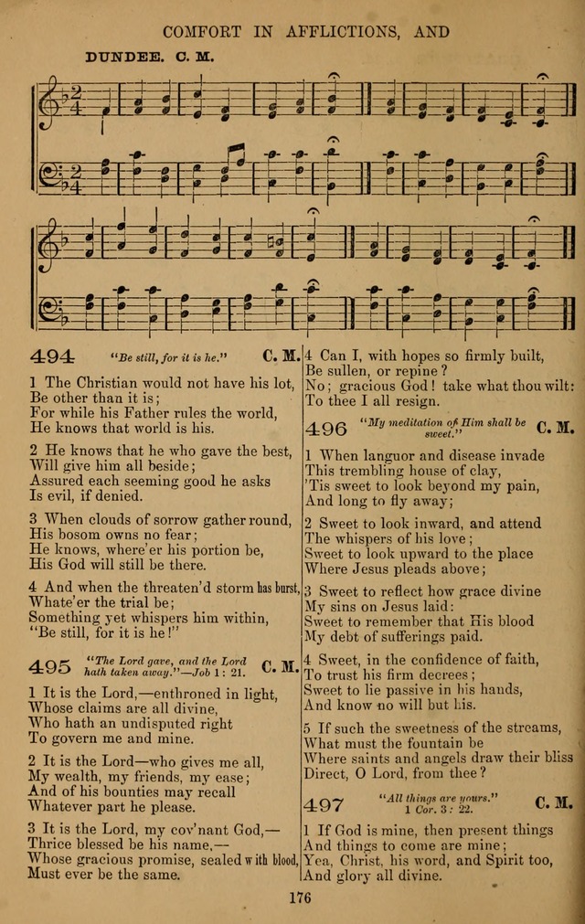 The Reformed Church Hymnal: with tunes page 176