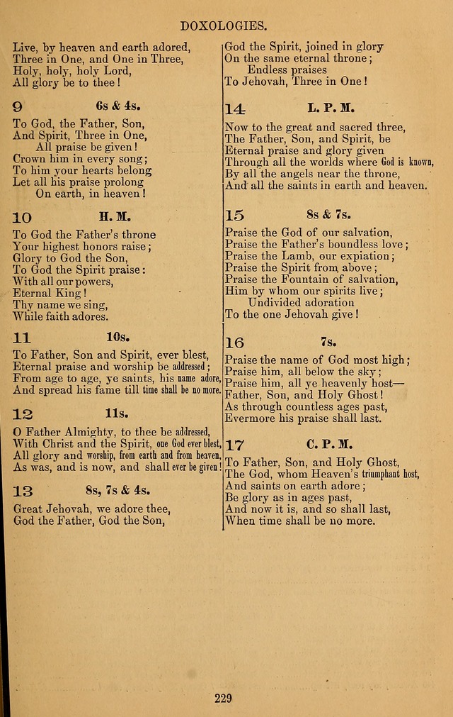 The Reformed Church Hymnal: with tunes page 229