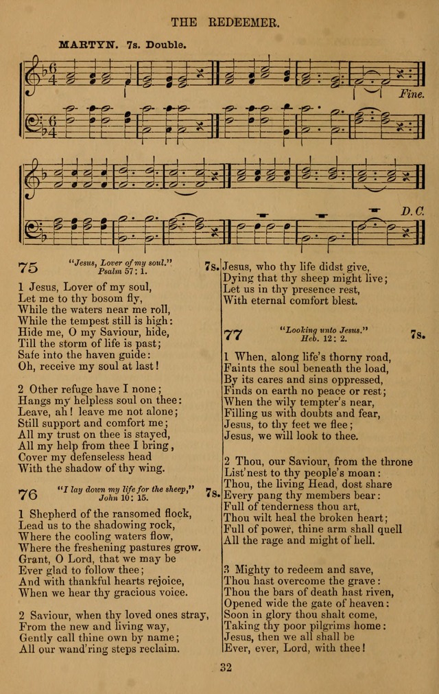 The Reformed Church Hymnal: with tunes page 32