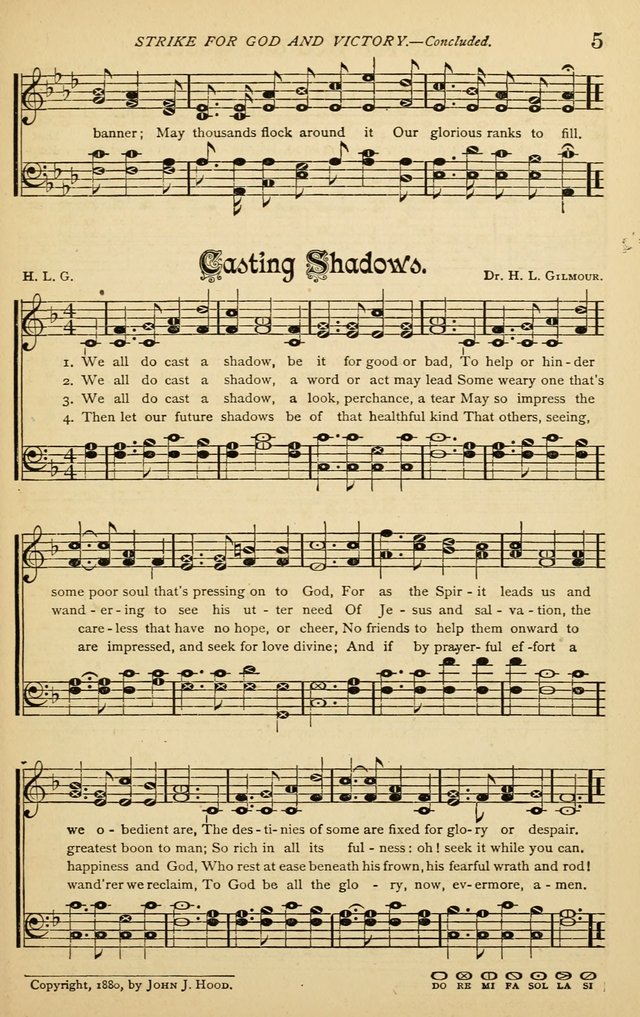 The Royal Fountain No. 3: sacred songs and hymns for use in Sabbath-school or prayer meeting page 5