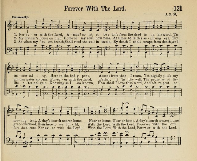 Royal Gems: a new and choice collection of Sunday school songs page 121