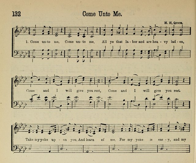 Royal Gems: a new and choice collection of Sunday school songs page 132