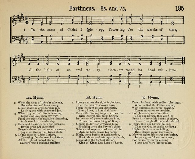 Royal Gems: a new and choice collection of Sunday school songs page 185