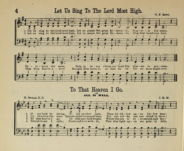 Royal Gems: a new and choice collection of Sunday school songs page 4