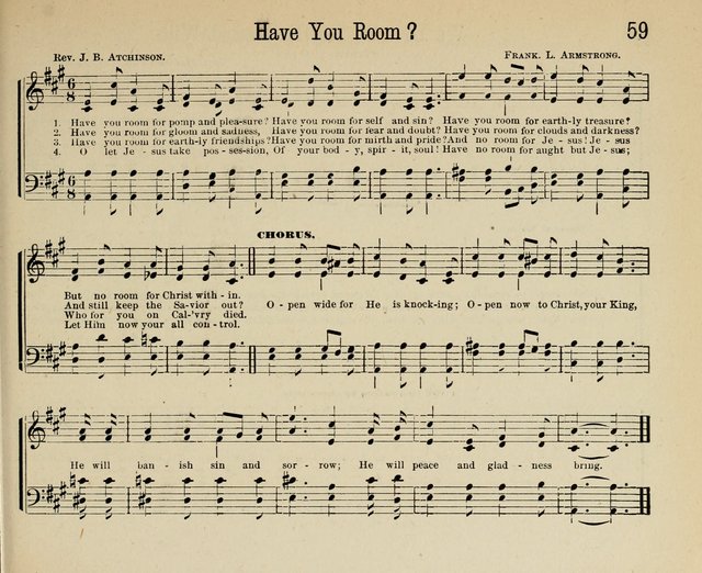 Royal Gems: a new and choice collection of Sunday school songs page 59