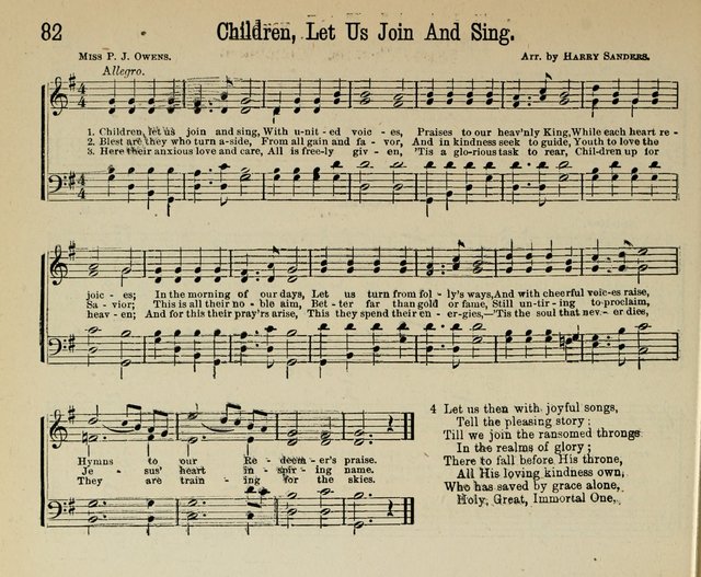Royal Gems: a new and choice collection of Sunday school songs page 82