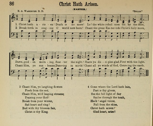 Royal Gems: a new and choice collection of Sunday school songs page 86