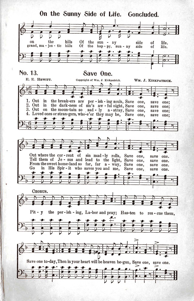 Reformation Glory: a new and inspiring collection of gospel hymns for evangelistic services page 13