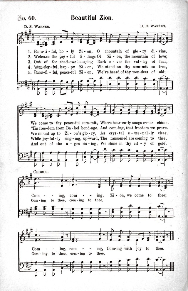Reformation Glory: a new and inspiring collection of gospel hymns for evangelistic services page 60
