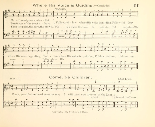 Royal Hymnal: for the Sunday School page 108