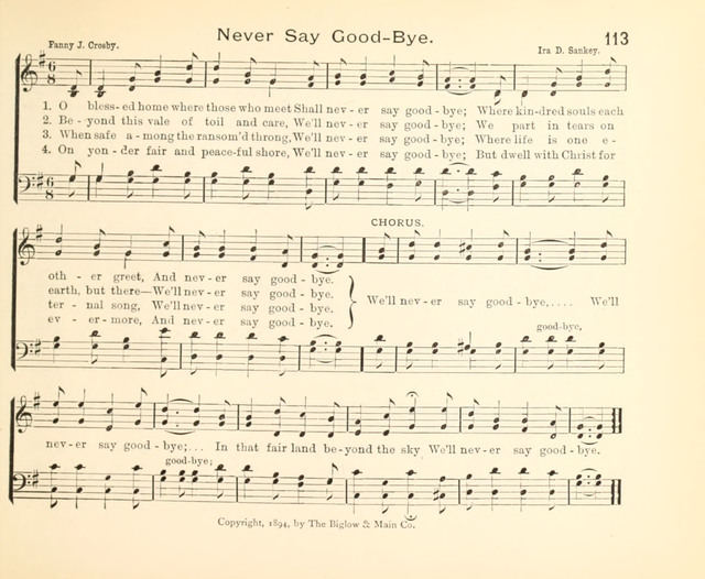 Royal Hymnal: for the Sunday School page 110