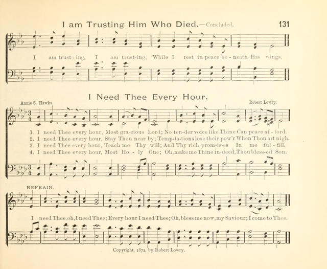 Royal Hymnal: for the Sunday School page 130