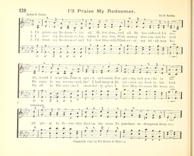 Royal Hymnal: for the Sunday School page 137