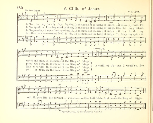 Royal Hymnal: for the Sunday School page 149