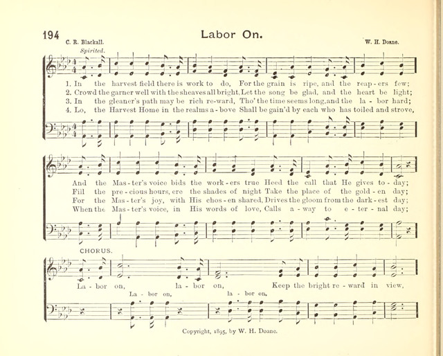 Royal Hymnal: for the Sunday School page 195