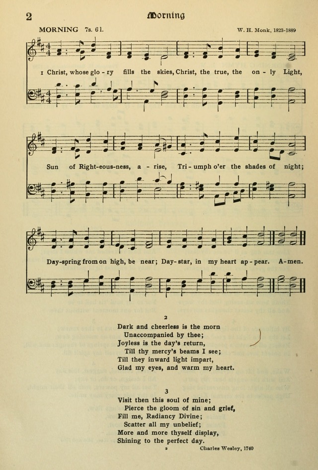 The Riverdale Hymn Book page 3