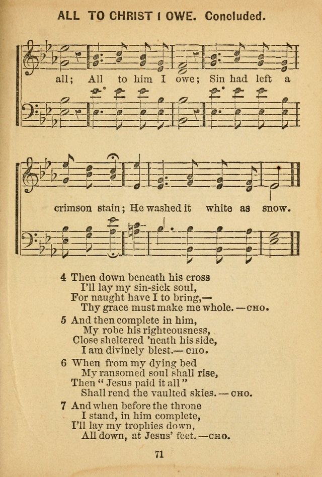 Revival Hymns (Rev. ed.) page 71
