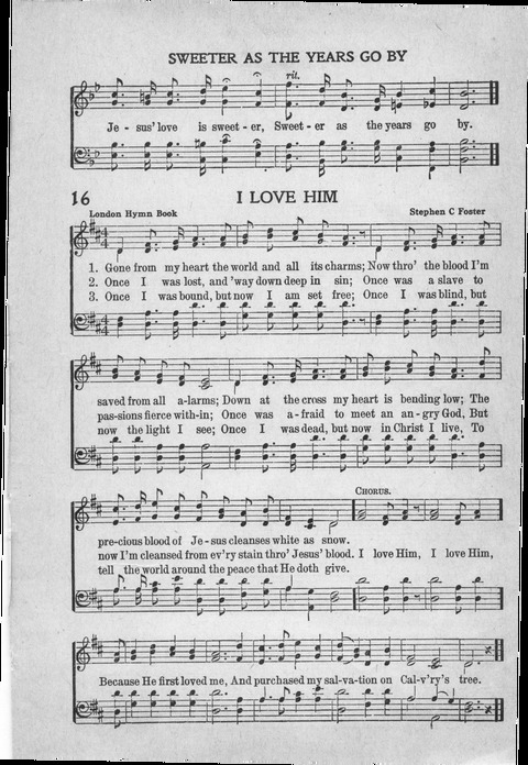 Reformed Press Hymnal: an all around hymn book which will meet the requirements of every meeting where Christians gather for praise page 15