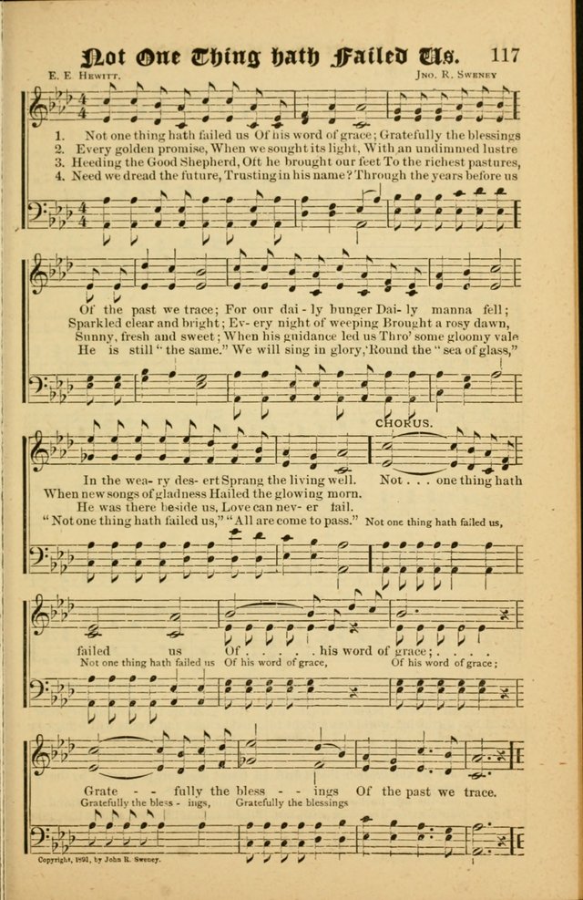 Radiant Songs: for use in meetings for Christian worship or work page 117