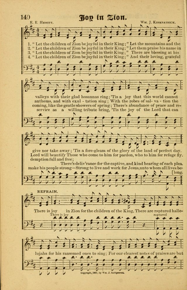 Radiant Songs: for use in meetings for Christian worship or work page 140