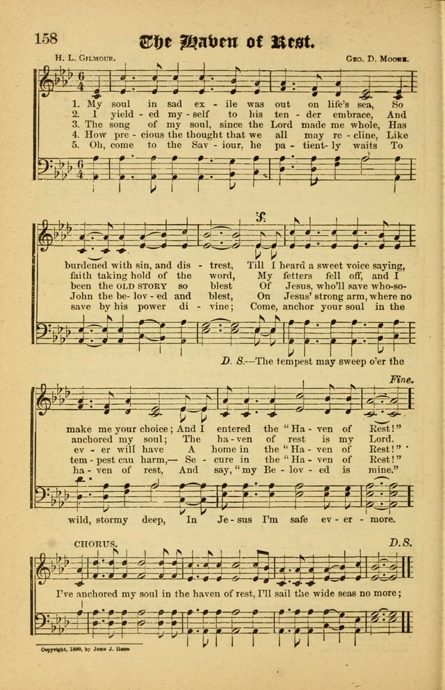 Radiant Songs: for use in meetings for Christian worship or work page 158