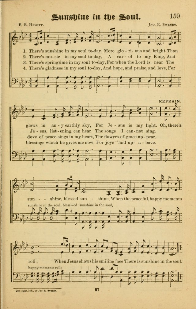 Radiant Songs: for use in meetings for Christian worship or work page 159
