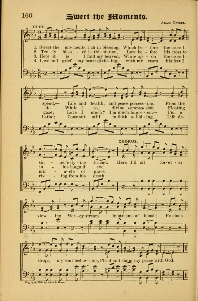 Radiant Songs: for use in meetings for Christian worship or work page 160